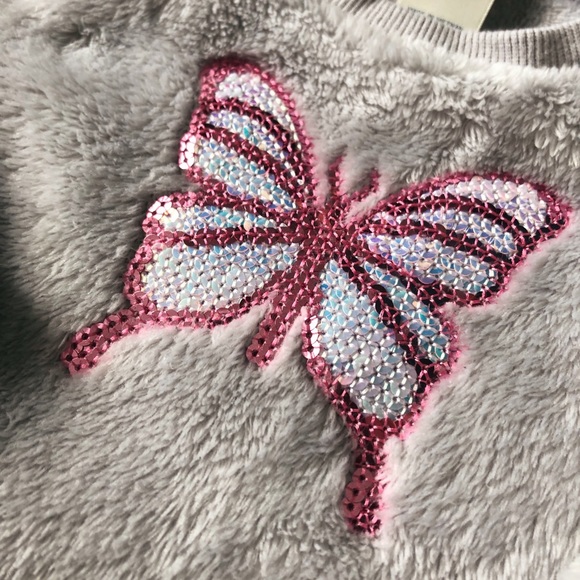 Cozy Sequin Butterfly Sweater - Picture 3 of 5